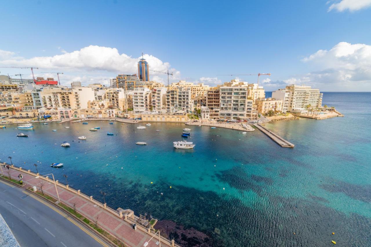 Amazing Views Of Spinola Bay In Heart Of Stjulians-Hosted By Sweetstay Сент Джулианс Экстерьер фото