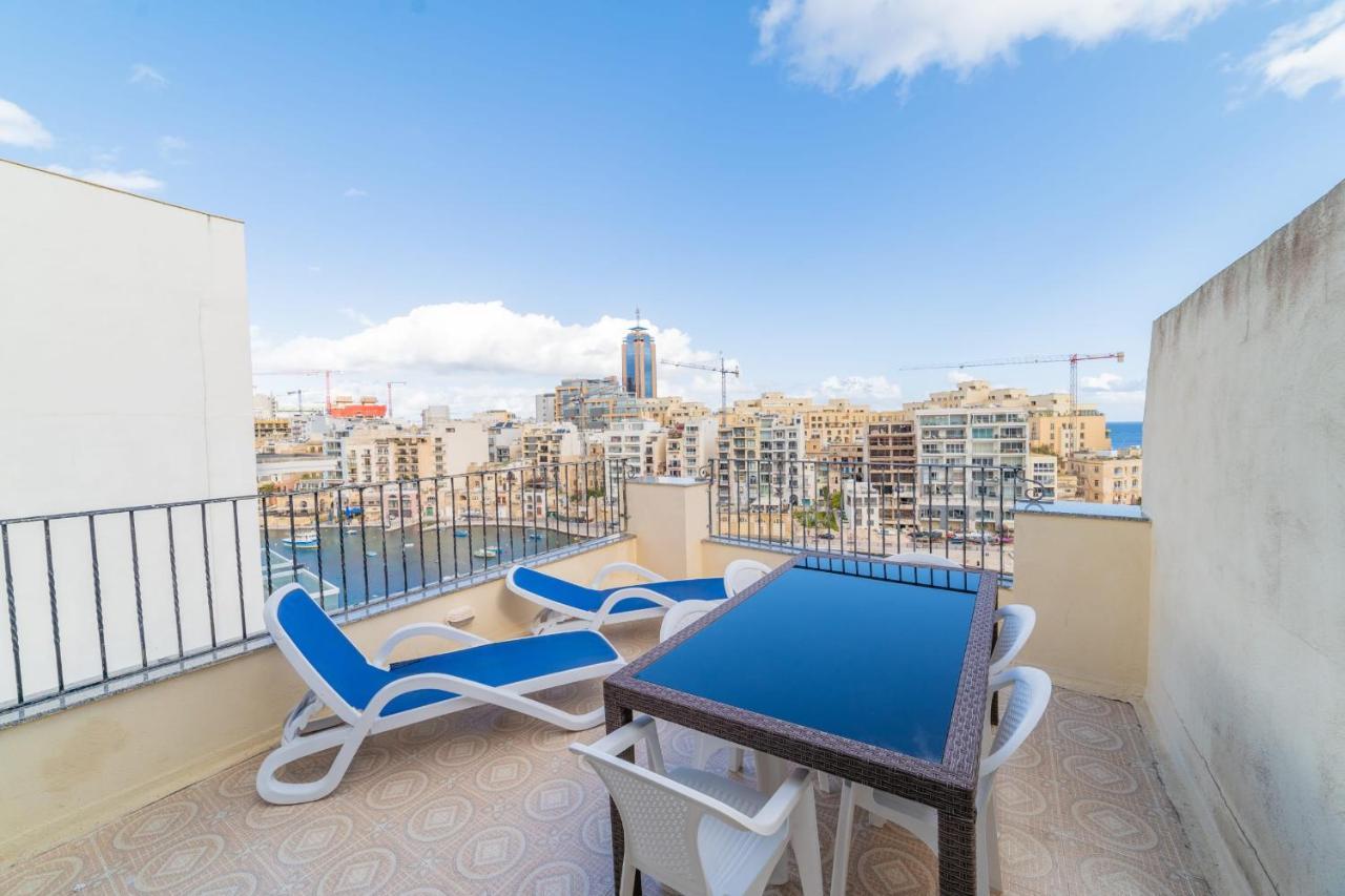 Amazing Views Of Spinola Bay In Heart Of Stjulians-Hosted By Sweetstay Сент Джулианс Экстерьер фото