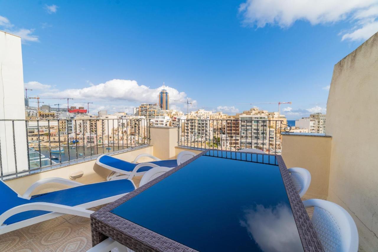 Amazing Views Of Spinola Bay In Heart Of Stjulians-Hosted By Sweetstay Сент Джулианс Экстерьер фото