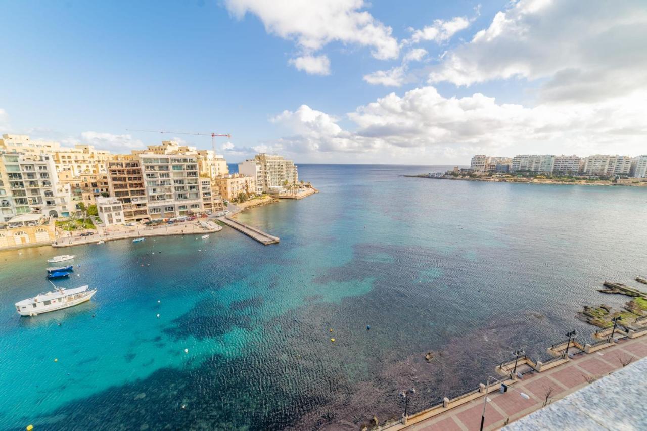Amazing Views Of Spinola Bay In Heart Of Stjulians-Hosted By Sweetstay Сент Джулианс Экстерьер фото